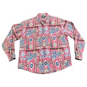 Vintage Woolrich Long sleeve Southwest & Floral Button Down  Size:M